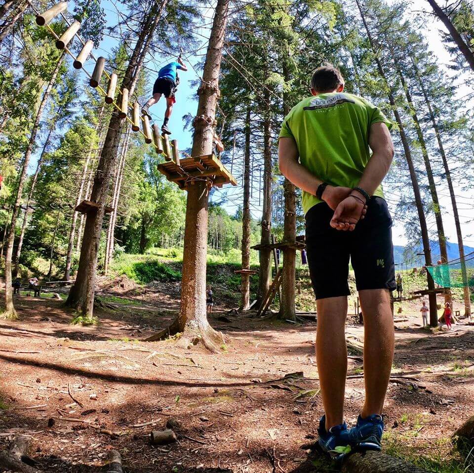 istruttore del Dolomiti Adventure Park